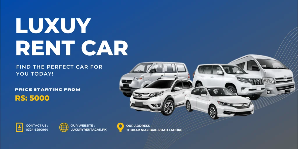 Aktar Rent Car Rent a Car In Lahore - Luxury rent a car Lahore - With Driver Online ...