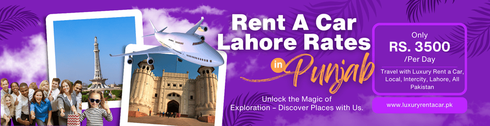 Rent a car in Lahore - Affordable and reliable car rental services.